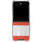 Peru Flag Distressed Galaxy Z Flip6 Clear Case